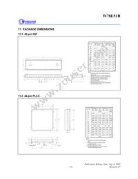 W78E051B40PL Datasheet Page 23