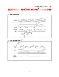 W78E051C40PL Datasheet Page 18