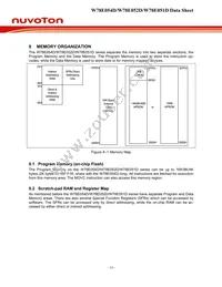 W78E051DDG Datasheet Page 14