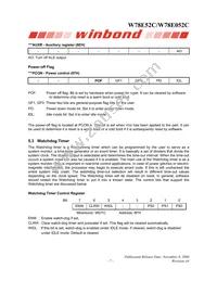 W78E052C40PL Datasheet Page 7
