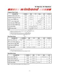 W78E052C40PL Datasheet Page 14