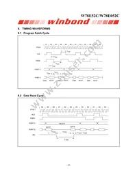 W78E052C40PL Datasheet Page 16