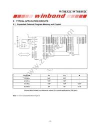 W78E052C40PL Datasheet Page 18