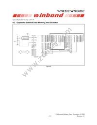 W78E052C40PL Datasheet Page 19