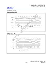 W78E054B40PL Datasheet Page 19