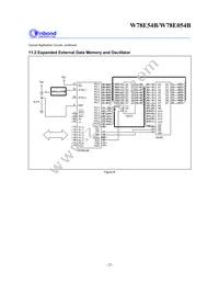 W78E054B40PL Datasheet Page 22