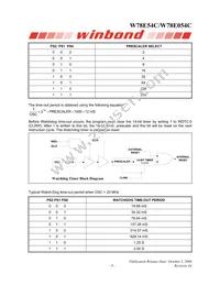 W78E054C40PL Datasheet Page 9