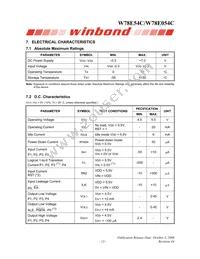 W78E054C40PL Datasheet Page 13