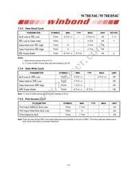 W78E054C40PL Datasheet Page 16