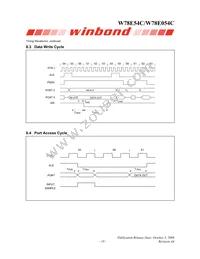 W78E054C40PL Datasheet Page 19