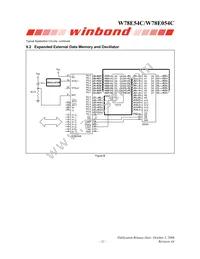 W78E054C40PL Datasheet Page 21