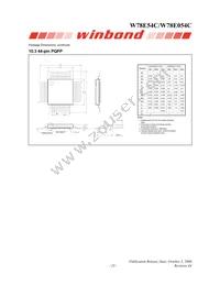 W78E054C40PL Datasheet Page 23