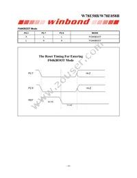 W78E058B40PL Datasheet Page 16