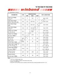 W78E058B40PL Datasheet Page 22