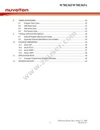 W78E365A40DL Datasheet Page 2