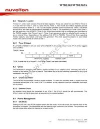 W78E365A40DL Datasheet Page 8