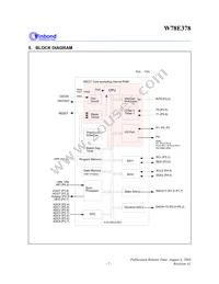 W78E378 Datasheet Page 7