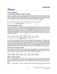 W78E378 Datasheet Page 19