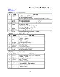 W78E378A10PL Datasheet Page 10