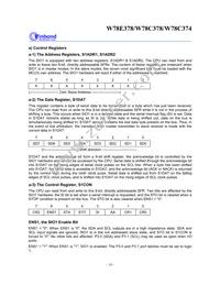 W78E378A10PL Datasheet Page 18