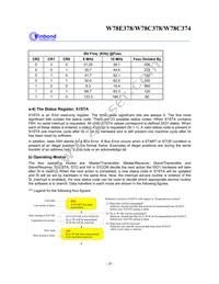 W78E378A10PL Datasheet Page 20