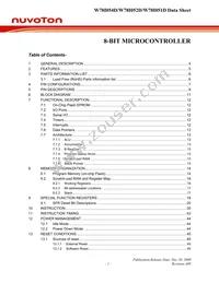 W78I054DFG Datasheet Cover