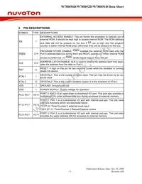 W78I054DFG Datasheet Page 9