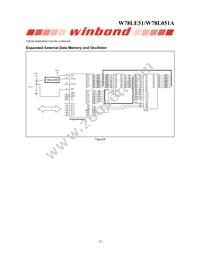 W78L051A24PL Datasheet Page 22