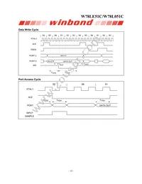 W78L051C24PL Datasheet Page 18