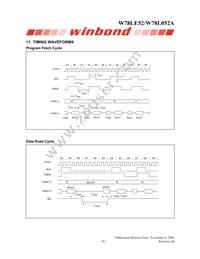 W78L052A24PL Datasheet Page 19