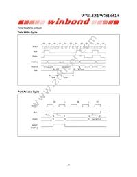 W78L052A24PL Datasheet Page 20