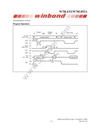 W78L052A24PL Datasheet Page 21