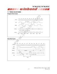 W78L052C24PL Datasheet Page 17