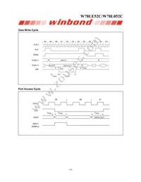 W78L052C24PL Datasheet Page 18