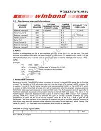 W78L054A24PL Datasheet Page 6