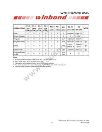 W78L054A24PL Datasheet Page 11