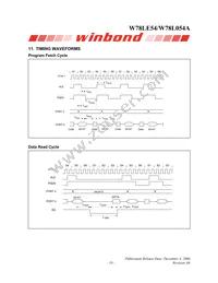 W78L054A24PL Datasheet Page 19