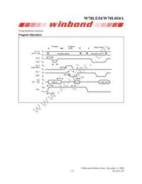 W78L054A24PL Datasheet Page 21