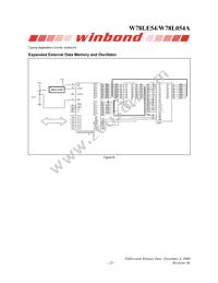 W78L054A24PL Datasheet Page 23