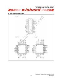 W78L054C24PL Datasheet Page 3