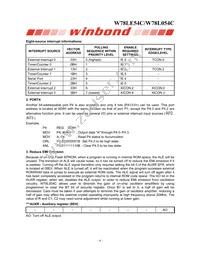 W78L054C24PL Datasheet Page 6