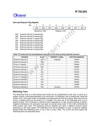 W78L801A24FL Datasheet Page 10