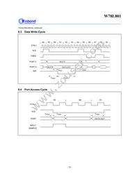 W78L801A24FL Datasheet Page 20