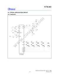 W78L801A24FL Datasheet Page 23