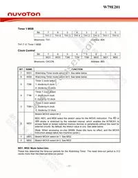 W79E201A16PL Datasheet Page 12