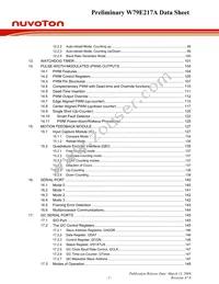 W79E217AFG Datasheet Page 2