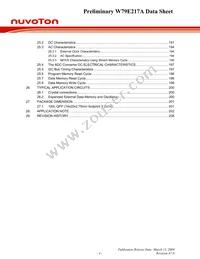 W79E217AFG Datasheet Page 4