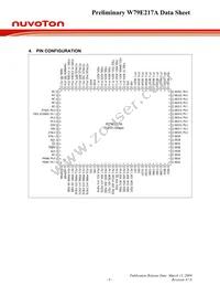 W79E217AFG Datasheet Page 8