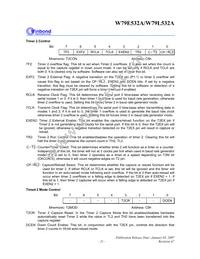 W79L532A25FL Datasheet Page 21