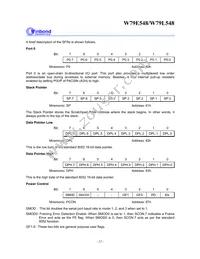 W79L548A25PL Datasheet Page 12